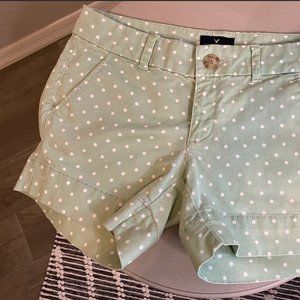 Polka Dot Mint Shorts